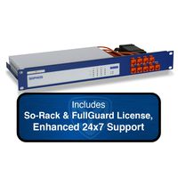 Sophos XG 135 Firewall TotalProtect Bundle with 8 GE ports, FullGuard License, 24x7 Support - 1 Year and SoRack