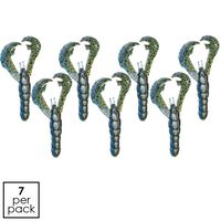 Strike King RGCRW-50 Rage Tail Craw, 4-Inch, Okeechobee Craw, 7-Per Package