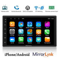 Ezonetronics Android 8.1 Double Din Car Stereo Navigation Bluetooth 1G&16G Touch Screen Car Multimedia Radio Support Mirror Link Play