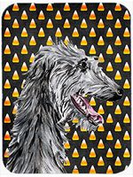 Caroline's Treasures SC9669MP Scottish Deerhound Candy Corn Halloween Mouse Pad, Hot Pad or Trivet, Large, Multicolor