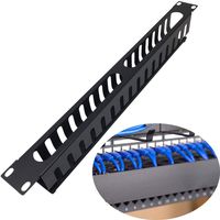 KENUCO 1U 19" Installation Full Metal Cable Manager