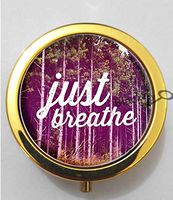 BlackKey Just Breathe 3-Compartment Decorative Pocket Gift Box Case Organizer for Pill, Color 2 -812