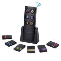 Key Finder, Beaucares Remote Item Tracker Locator with 1 RF Transmitter and 6 Receivers Anti-Lost Alarm for Key Purse Pet Cell Phone Luggage,Small Things