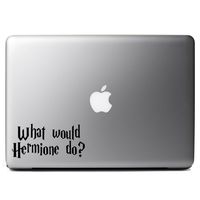 What Would Hermione Do? Vinyl Sticker Laptop iPhone Cell Decal