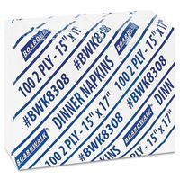 Boardwalk C-2 Ply Dinner Napkins 3 100S 15X17 1/8 Fold