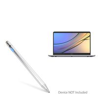 Huawei MateBook X Pro Stylus Pen, BoxWave [AccuPoint Active Stylus] Electronic Stylus with Ultra Fine Tip for Huawei MateBook X Pro - Metallic Silver