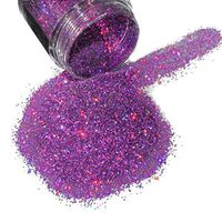 Nail Art Powder,Putars Fashion Nail Glitter Powder Dark Brown Coffee Nail Art DIY UV Shiny Glitter Dust (Purple)