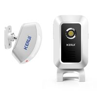 KERUI Wireless Split Welcome Motion Sensor Alert Alarm System Doorbell Door Bell with Long Range Receiver and Transmitter Home or Office Security Protection for Front Doors Entryways Garages