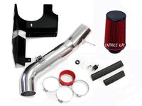 Red 2001-2004 Chevrolet Silverado / GMC Sierra 2500HD 3500 6.6 6.6L Duramax Turbo Diesel Heatshield AIR Intake KIT Systems