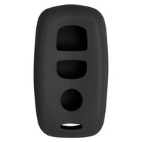 Keyless2Go New Silicone Cover Protective Case for Mazda Remote with FCC KPU41846 KPU41794 - Black