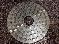 Sase 5" Metal Grind Polish Edge Pad Concrete Floor 100 Grit Angle Grinder