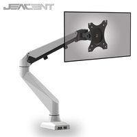 Jeacent Aluminum Monitor Mount Gas Spring Swivel Desk Mount Stand, Computer Arm for 17" to 27", 4-12 lbs