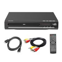 DVD Player , All Region Free DVD CD Recorded Discs Player with HDMI & AV Output , USB Port, Remote Control,(un Support blueray)