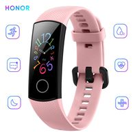 Docooler Honor Band 5 Smart Bracelet Watch Faces Smart Fitness Timer Intelligent Sleep Data Real-Time Heart Rate Monitoring 5ATM Waterproof Swim Stroke Recognition BT 4.2 Wristwatch