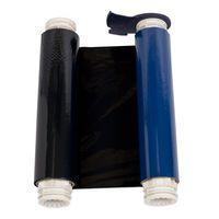 Brady 13524 PowerMark 200' Length x 8.8" Width, Black and Blue Two Panel Color Ribbon
