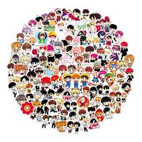 Meet Holiday Kawaii BTS Bangtan Boys Stickers for Luggage Cup Notebook Laptop Car Fridge DIY Stickers(BTS-100pcs)