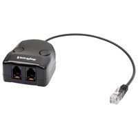 Telephone Training Adapter Y Splitter+ 2 Mute Buttons+2 Volume Adjusters for Headset for Nortel Meridican, Norstar, Avaya, Ashtra, Mitel, Polycom, Ge and Other Ip Phones