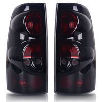 Taillights Tail Lamps For Chevy Chevrolet Silverado 1500 2500 3500 1999-2006 & 2007 with Classic Body Style GMC Sierra 1500 2500 3500 1999-2002 (Do Not Fit Barn Door/Stepside Models) ATTL0203