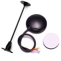 FPVKing 6M GPS Module Built-in Compass +Black GPS Folding Antenna Mount Holder for APM2.6 APM2.8 Pixhawk Flight Controller