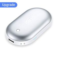 KARECEL Rechargeable Hand Warmers, Electric Hand Warmer 5200mAh Powerbank Reusable Handwarmers, Portable USB Hand Warmer Heater Battery Pocket Warmer, Best Gifts for Men and Women in Cold Winter