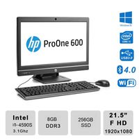 2018 HP ProOne 600 G1 21.5" FHD All-in-One Business Desktop Computer, Intel Core i5-4590S (Up to 3.8 GHz Max), 8GB DDR3 Memory, 256GB SSD, USB 3.0, DVD, Windows 10 Professional (Renewed)