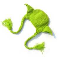 APRILALEX Newborn Infant Baby Photography Prop Crochet Knit Hat Diaper Costume Set Handmade Cap Outfits Clothes Hat (F)