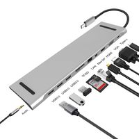 Laptop Docking Station,Dual Monitor USB C Dock for MacBook Pro 2016/2017/2018, ChromeBook, Dell XPS,ASUS and More Type C Laptop