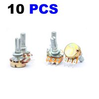 MCIGICM 10K Ohm Linear Taper Rotary Potentiometer, 10KB B10K Pot (10 Piece)