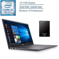 2020 Dell Vostro 13 5390 13" FHD Business Laptop Computer, Intel Quad-Core i5-8265U up to 3.9 GHz, 8GB RAM, 256GB SSD, 802.11ac WiFi, HDMI, Windows 10 Professional + EST 500GB External Hard Drive