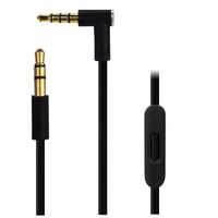 Replacement Audio Cable Cord Wire with in-line Microphone and Control Compatible with Beats by Dr Dre Headphones Solo/Studio/Pro/Detox/Wireless/Mixr/Executive/Pill (Black)
