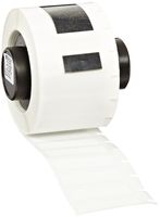 Brady PTL-15-437 Self-Extinguishing Tedlar TLS 2200/TLS PC Link Labels , White (750 Labels per Roll, 1 Roll per Package)