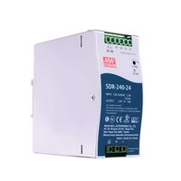 MEAN WELL SDR-240-24 SDR-240 Series 240 W Single Output 24 V AC/DC Industrial DIN Rail w/PFC Function - 1 item(s)