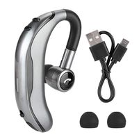 F600 Bluetooth 4.1 Handsfree Headphone Business Wireless HD Mic Earphone Headset with Microphone Bluetooth Earbud Car Headphones for Samsung Huawei iOS Android