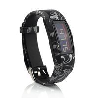 Tkasing 7 PCS Silicone Wristbands Replacement Bands with Clasps for Vivofit 2/Garmin Vivofit 2 Wrist Bands (No Tracker) (1 Pack N)