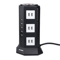 Maximm Power Strip Tower with 29 USB Ports, Surge Protector Electric Charging Station + 6 Feet Long Cord, Charges Smartphones and Tablets