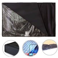 Outdoor Patio TV Cover,Weatherproof Screen Cover with Visible Transparent PVC Film,LCD, LED, Plasma Television Sets Weatherproof Universal Protector Multiple Sizes