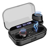 LAMA Bluetooth 5.0 Wireless Earbuds IPX7 Waterproof TWS Hi-Fi Stereo Headphones in-Ear, 4000mAH [Wireless Charging Case], Built-in Mic Headset Premium Sound with Deep Bass for Sport