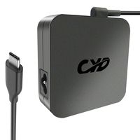 CYD 90W USB-C AC Adapter Replacement for Type C PD Laptop-Charger MacBook pro 15 13 12 Apple 87W MNF82LL/A A1708 HP Spectre 13-v000ng Razer Blade pro Dell XPS 12 9250 15 9550 Latitude 5280 5480