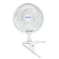 HURRICANE HGC736520 Classic Series Clip Fan, 6", White