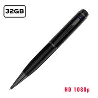 iSmartPen Pro 32GB Black Camera Pen | New & Improved 2020 Design | 1920p x 1080p | Professional Recording Device with Rechargeable Battery | Education, Business, and More