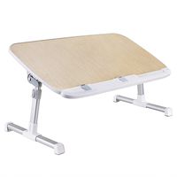 Laptop Lap Desk, Foldable Laptop Table Stand, Height Adjustable Laptop Desk for Bed and Sofa, Portable Lap Desk, Bed Tray Table, Office Standing Desk Riser, Computer Desk, Drafting Table