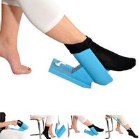 Restarty Sock Helper Slider Easy On Off Plastic Socks Aid Kit Shoe Horn No Bending Stretching Pregnancy Injuries Living Tools