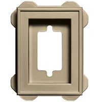 Builders Edge 130130002013 Mounting Block, Light Almond