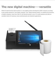 8.9inch 19201200 58mm Thermal Printer PIPO X3 Mini PC Win10 Tablet Computer Intel Z8350 Quad Core 2G 32G HDMI Smart Box 4 USB