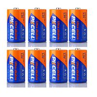 1.5V d Size Batteries Alkaline Primary Battery lr20 Model Count Pcs (8)