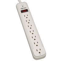 Tripp Lite 7 Outlet Surge Protector Power Strip, 6ft Cord, $20K Insurance (Striker)