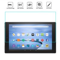Tiean for 10/10.1Inch Tablet PC, Universal 2.5D 9H Tempered Glass Film Screen Protector (Clear)