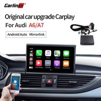 Carlinkit Car Airplay Android Auto Carplay Box Interface for Audi A6/A7 (2016-2018) Factory Screen Upgrade with Android Auto iOS12 AirPlay Screen Mirroring(Support Goolge&Waze Map&Mirroring)