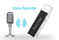 Escytegr Mini Voice Recorder Digital Sound Audio Recorder 8GB USB Flash Driver MP3 Player Dictaphone with Earphone,No Flashing Light When Recording,Record Device for Lectures/Meeting/Interview