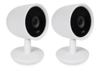 Colorful Silicone Skins Compatible with Nest Cam IQ Security Camera; Camouflage and Accessorize Your Nest Cam IQ Plus Camera in Your Favorite Colors - by Wasserstein (2 Pack, White)
